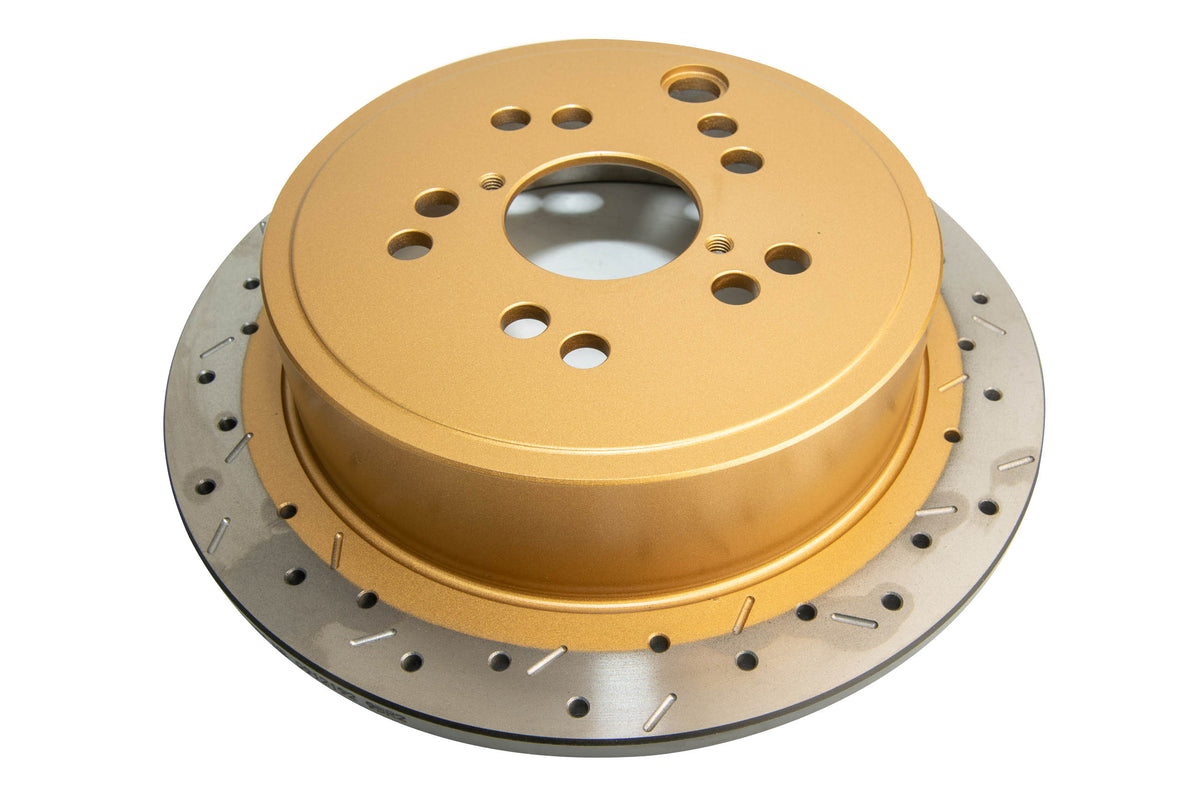 DBA 12+ Subaru/Scion BRZ/FR-S (AU Spec) 10 Lug Slot Rear Drilled & Slotted 4000 Series Rotor - DBA42659XS-10