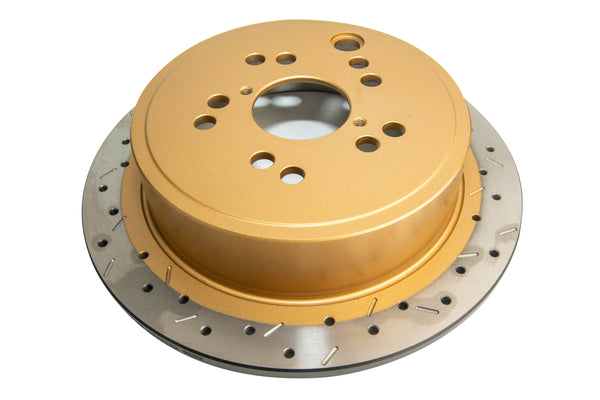 DBA 12+ Subaru/Scion BRZ/FR-S (AU Spec) 10 Lug Slot Rear Drilled & Slotted 4000 Series Rotor - DBA42659XS-10