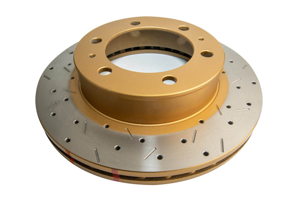 DBA 05+ Toyota 4-Runner KUN/GGN/TGN Front Drilled and Slotted 4000 Series Rotor - DBA42714XS