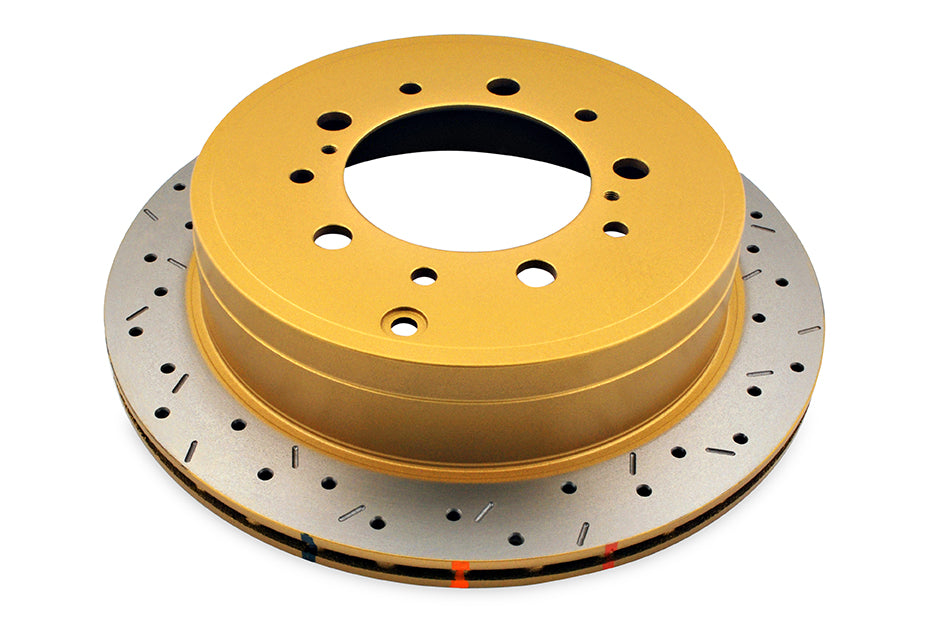 DBA 07+ Toyota LandCruiser 200 Series Rear Drilled and Slotted 4000 Series Rotor - DBA42723XS