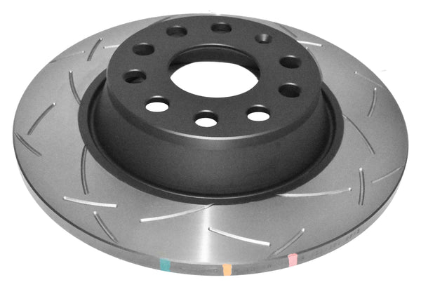 DBA 06-08 Audi A3/10/06-08 TT / 10/04-10 VW Golf (MK5)/3/05+ Passat Rear Slotted 4000 Series Rotor - DBA42807S