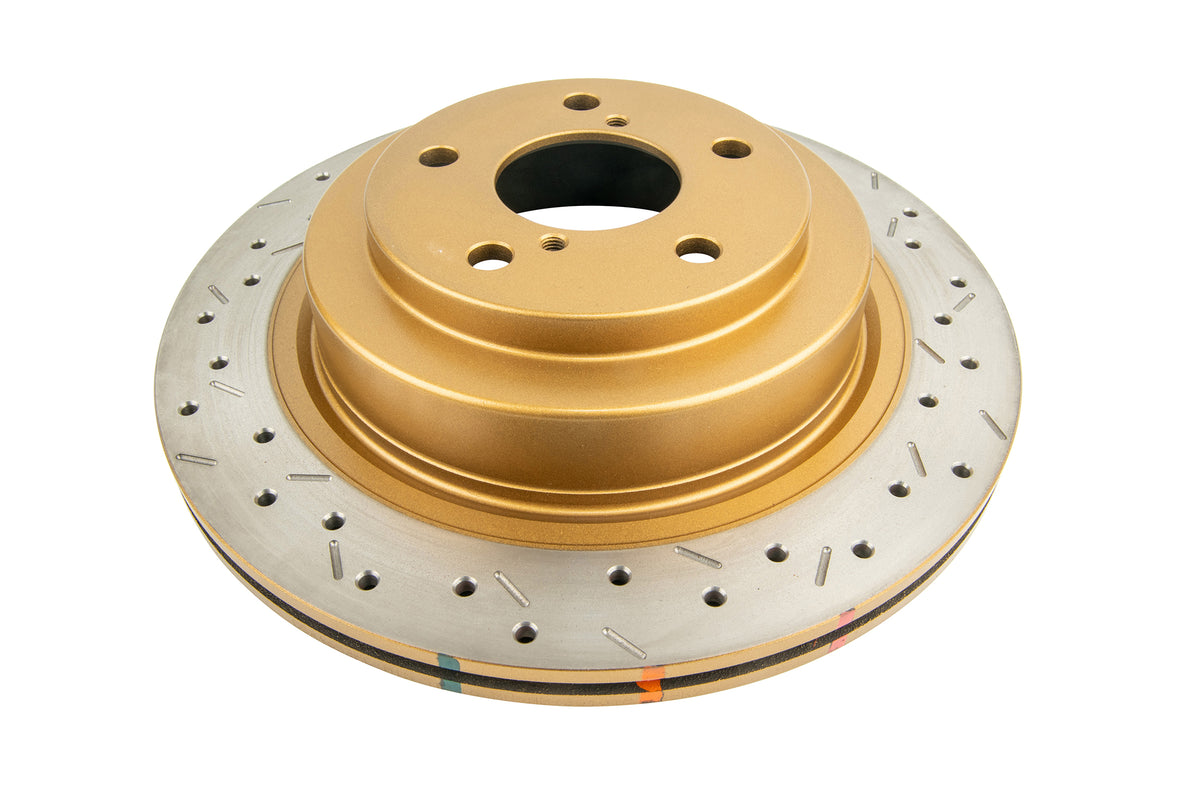DBA 06-07 WRX / 05-08 LGT Rear Drilled & Slotted 4000 Series Rotor - DBA4653XS