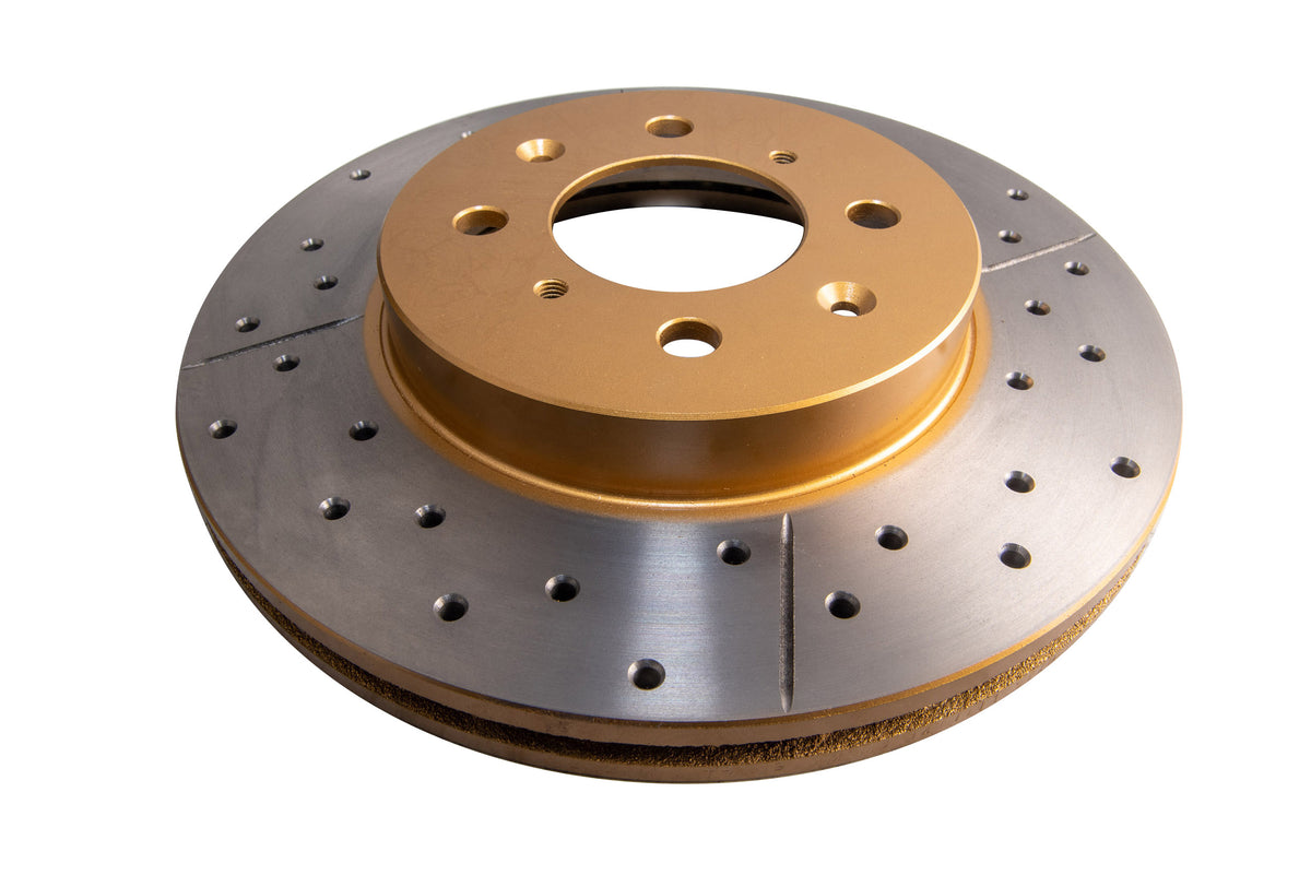 DBA 90-01 Integra/93-05 Civic Front Drill & Slot Street Series Rotor (4 Lug Only) - DBA474X