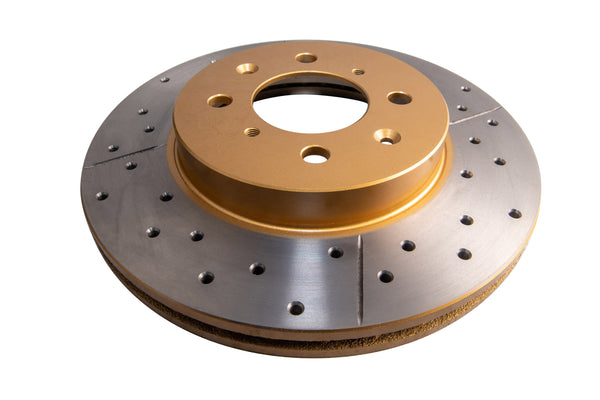 DBA 90-01 Integra/93-05 Civic Front Drill & Slot Street Series Rotor (4 Lug Only) - DBA474X