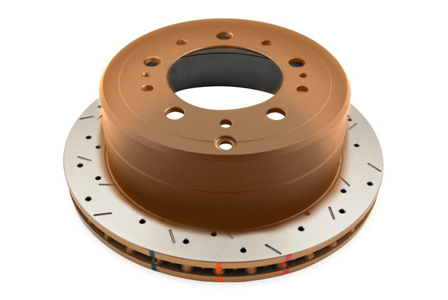 DBA 98-05 Lexus LX 470 / 98+ Toyota Landcruiser 100 Series Rear Drilled & Slotted 4000 Series Rotor - DBA4789XS