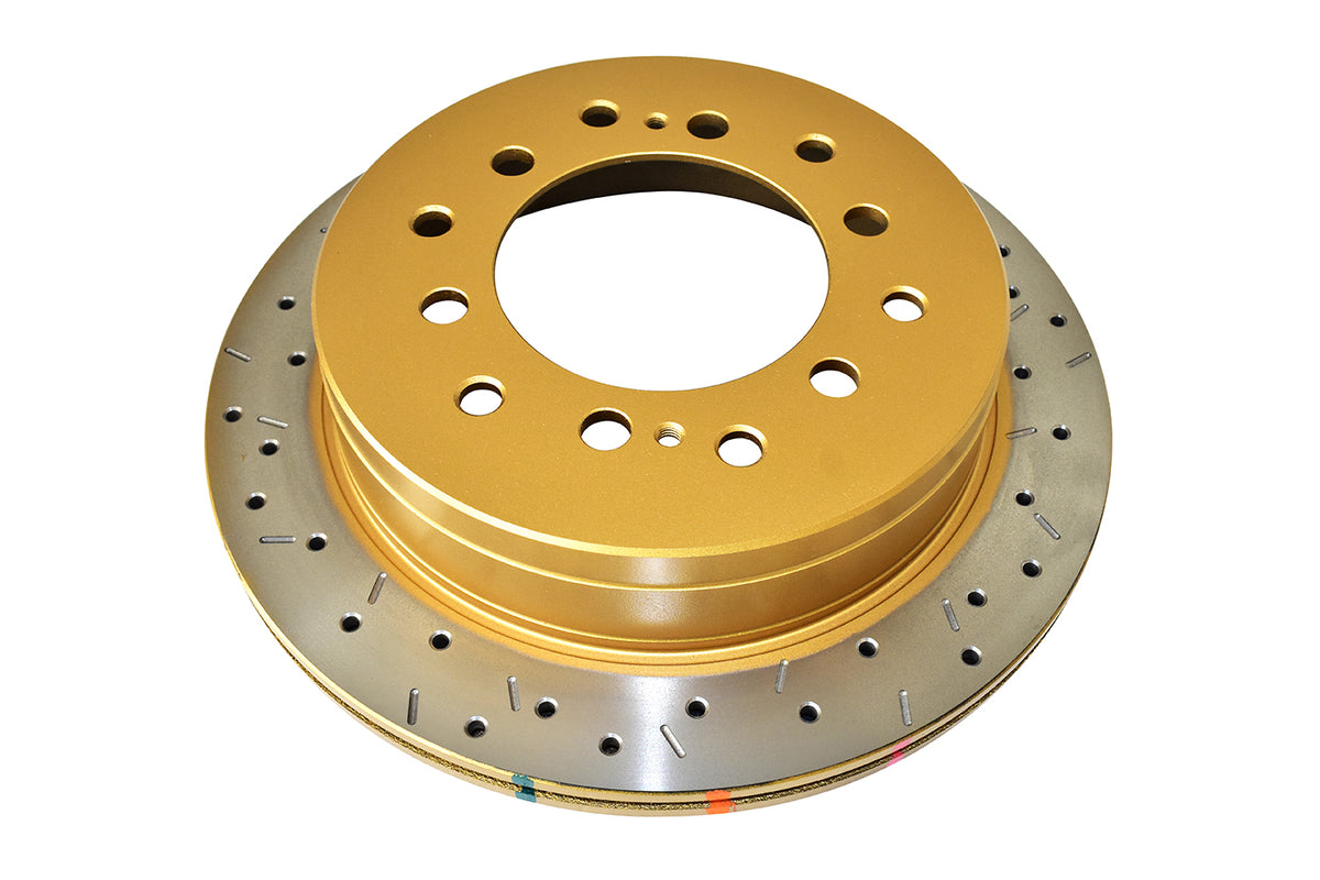 DBA Toyota Cruiser Rear Drilled & Slotted 4000 Series Rotor - DBA4793XS