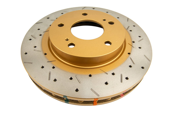 DBA 7/90-96 Turbo/6/89-96 Non-Turbo 300ZX Front Drilled & Slotted 4000 Series Rotor - DBA4909XS