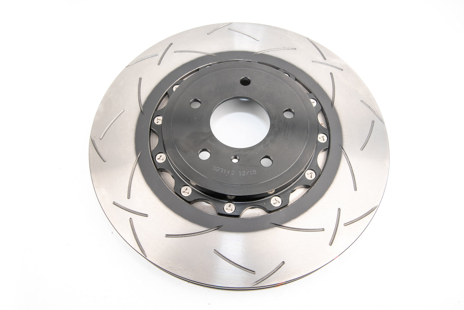 DBA 09-21 Nissan 370Z Sport Front Slotted 5000 Series 2 Piece Rotor Assembled w/ - DBA52314BLKS