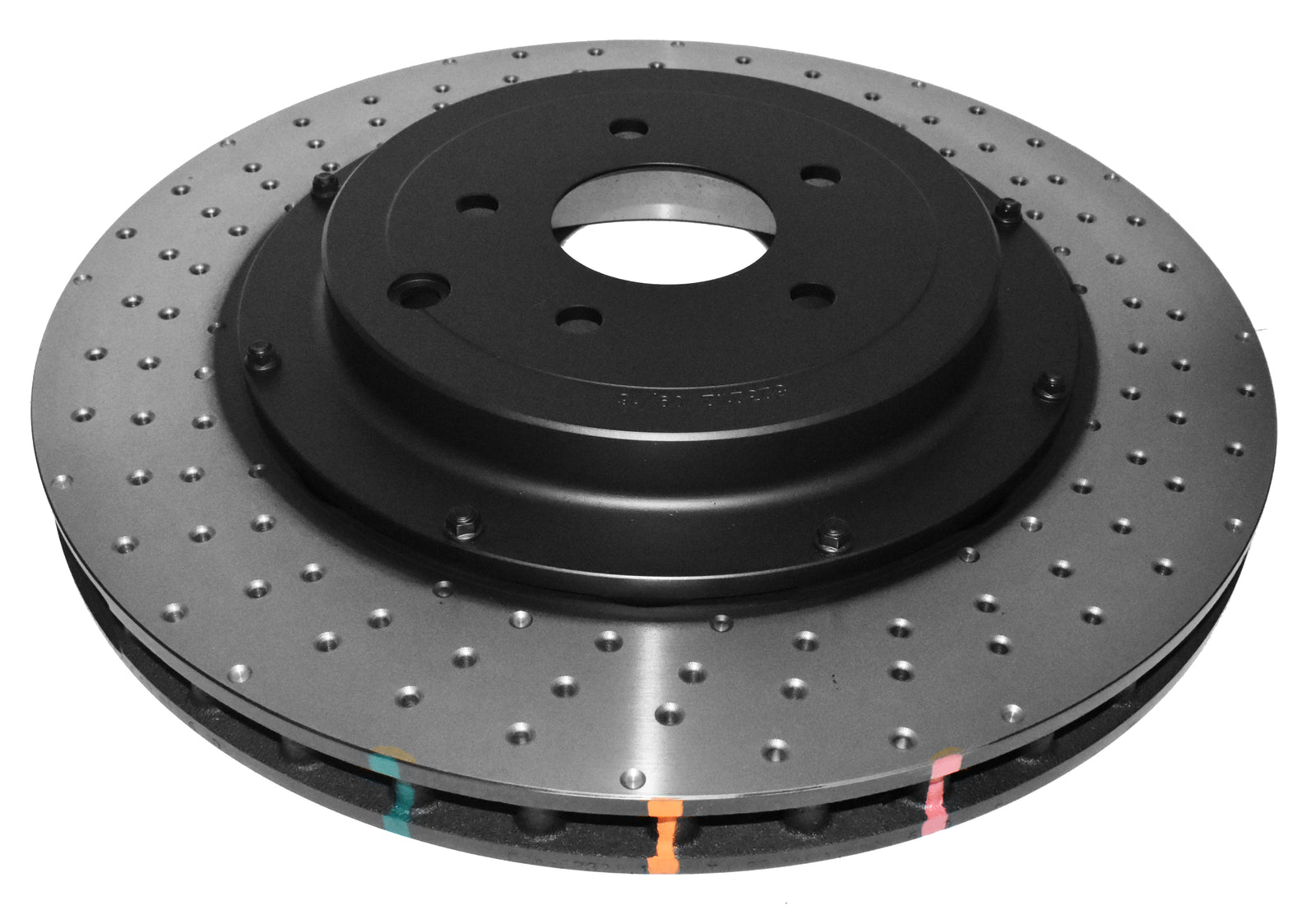DBA 08-12 Nissan Pathfinder 5.6L Front 5000 Series Drilled Rotor - DBA52321BLKXD