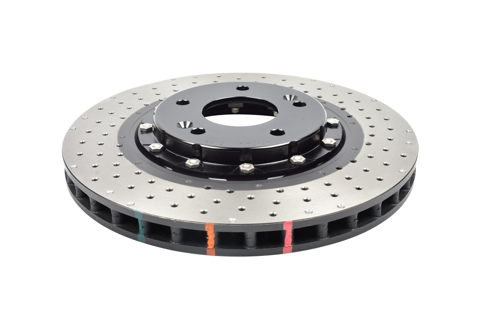 DBA 15-19 Hyundai Sonata (320mm Front Rotor Excl Hybrid) Front 5000 Series Drilled Rotor - DBA52472BLKXD