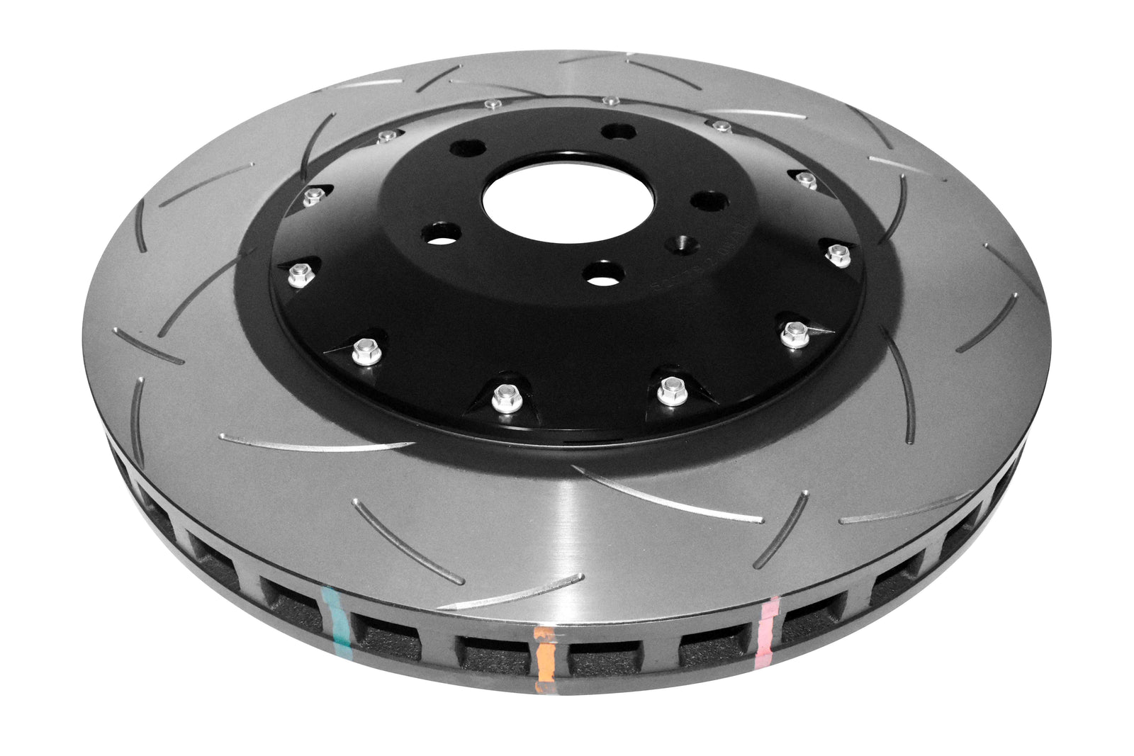 DBA 07-11 Audi S6 Front 5000 Series Slotted Rotor w/Black Hat - DBA52778BLKS