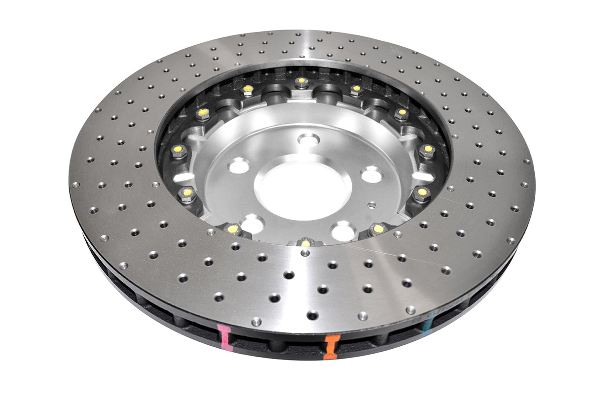 DBA 2015+ Audi RS-3 5000 Series Drilled Front Brake Rotor - DBA52844SLVXD