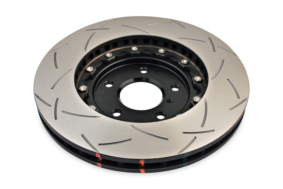 DBA 03-07 350Z / 03-04 G35 w/ Brembo Front Slotted 5000 Series 2 Piece Rotor Assembled w/ Black Hat - DBA5600BLKS
