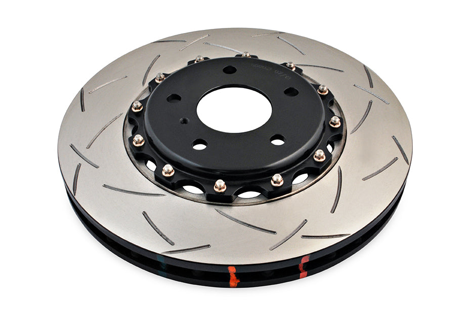 DBA 03-07 350Z / 03-04 G35 w/ Brembo Front Slotted 5000 Series 2 Piece Rotor Assembled w/ Black Hat - DBA5600BLKS