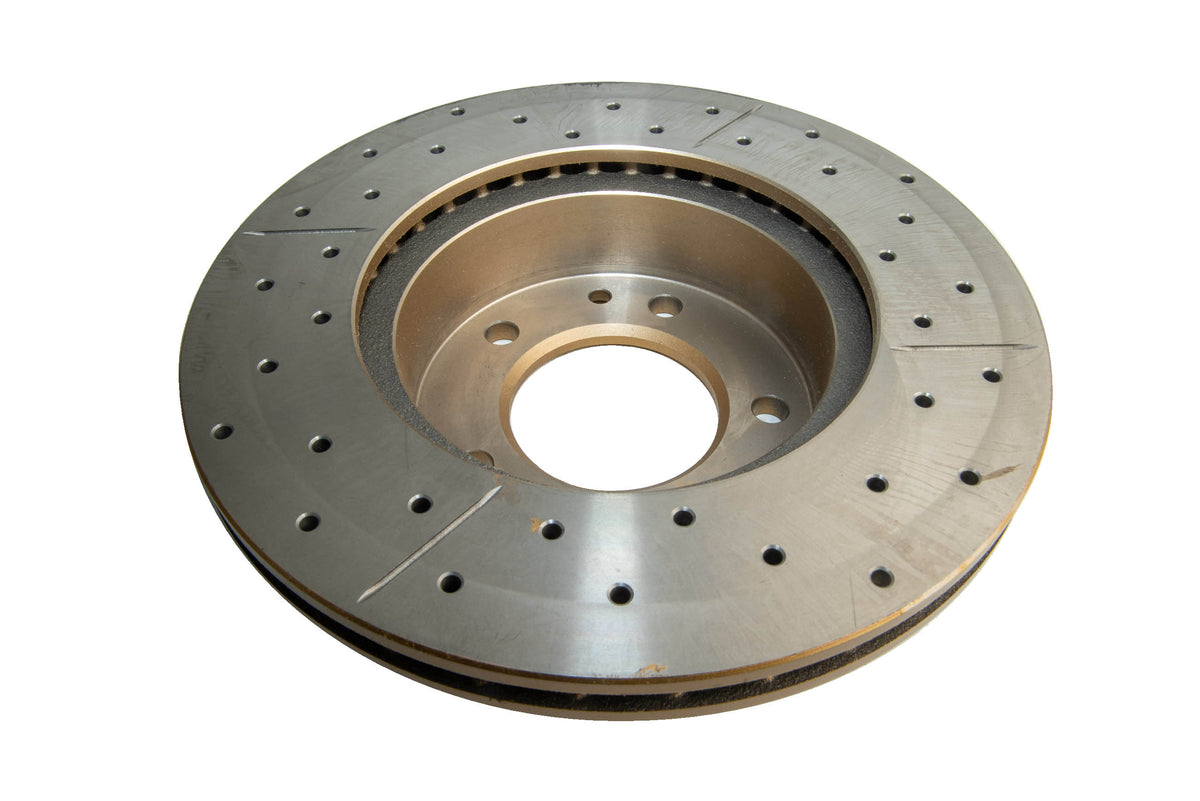 DBA 86-92 Mazda RX-7 (5 Lug Models) Front Street Series Drilled & Slotted Rotor - DBA636X