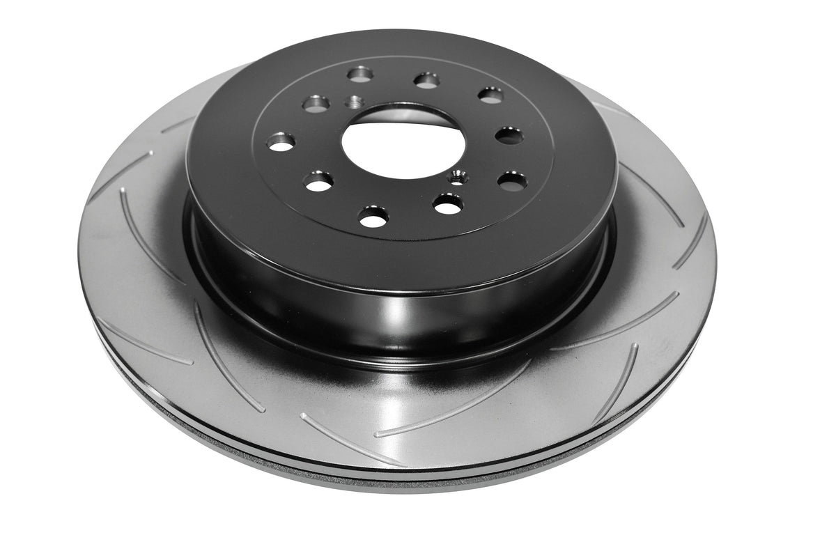 DBA 02-09 Subaru WRX / 02-07 STi 10 Stud Hole Rear Slotted Street Series Rotor - DBA655S-10