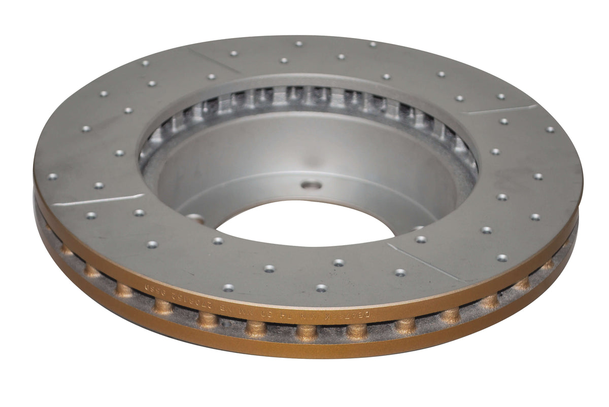 DBA 98-05 Lexus LX470 / 98+ Toyota LandRunner 100 Series Front Drilled & Slotted Street Series Rotor - DBA788X