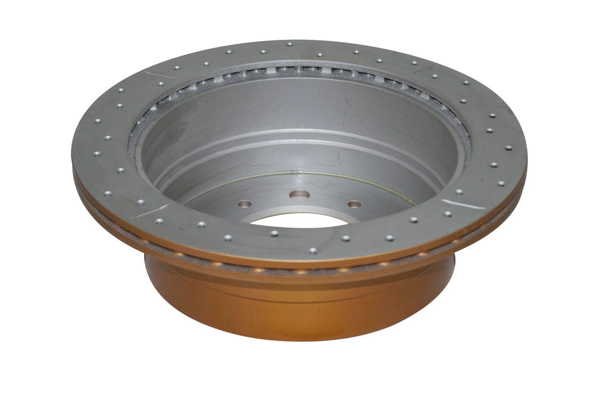 DBA 98-05 Lexus LX470/98+ Toyota Landcruiser 100 Series Front Drilled & Slotted Street Series Rotor - DBA789X