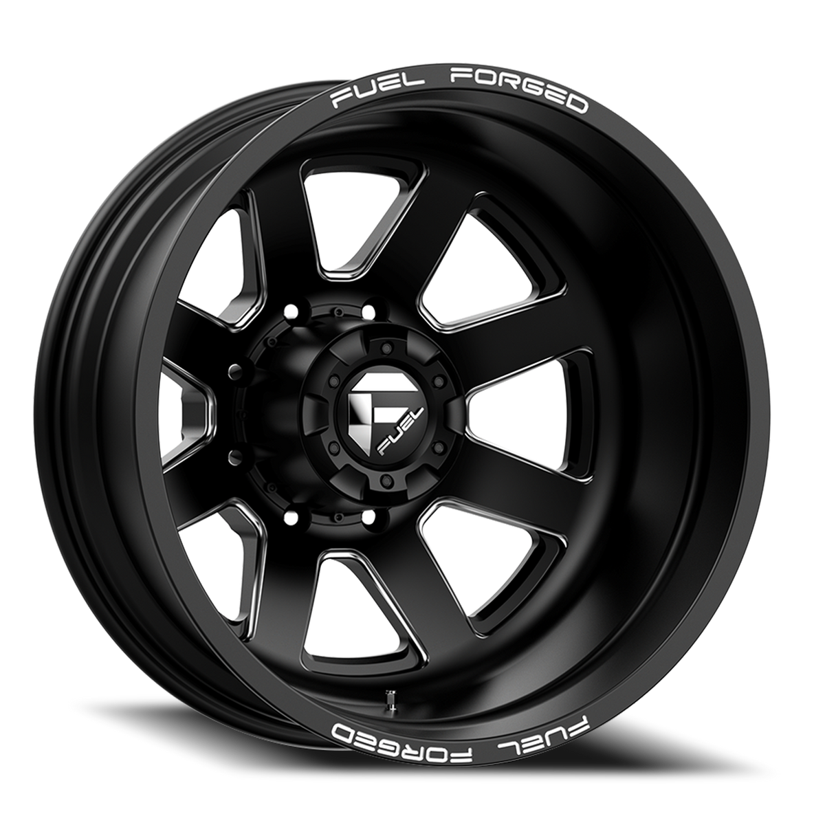 Fuel Off-Road Dually Wheels 20X8.25 FF09D Dually DE09 BK Matte Black Milled