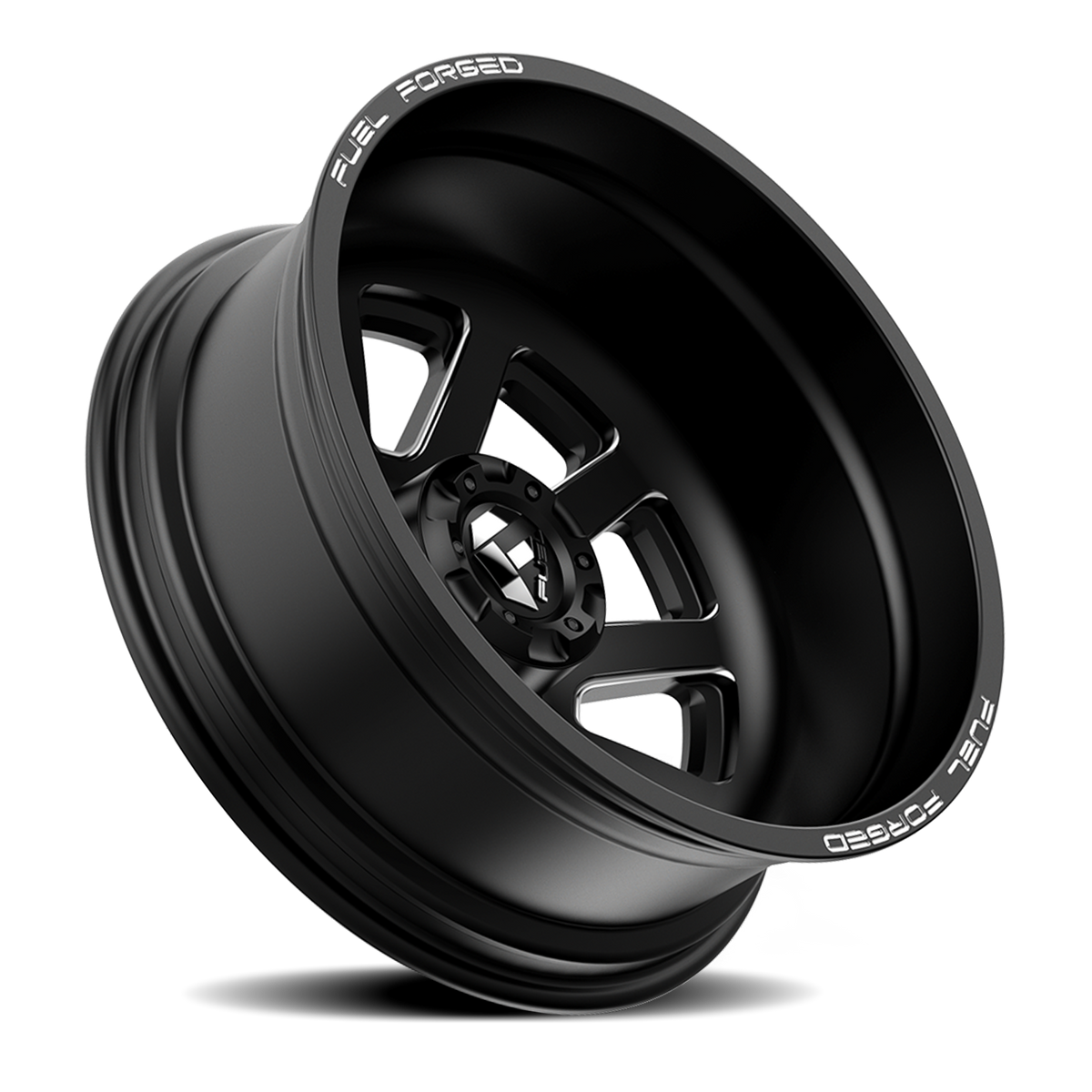 Dually Wheels 24X8.25 FF09D Dually DE09 BK 8 On 210 Matte Black Milled 154.3 Bore -246 Offset Outer Dually Fuel Off Road Wheels