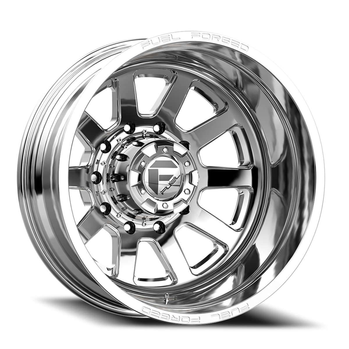 Fuel Off-Road Dually Wheels 20X8.25 FF09D Dually DE09 PO Polished