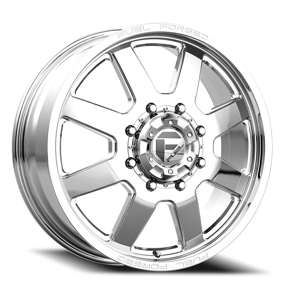 Dually Wheels 24X8.25 FF09D Dually DE09 PO 8 On 210 Polished 154.3 Bore 105 Offset Front Dually Fuel Off Road Wheels