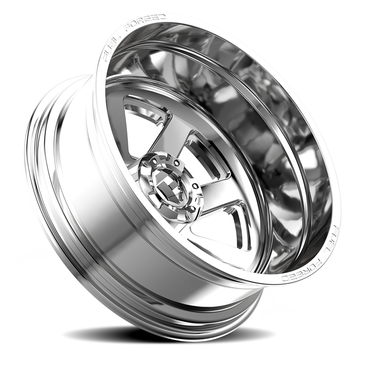 Dually Wheels 24X8.25 FF09D Dually DE09 PO 8 On 210 Polished 154.3 Bore -221 Offset Outer Dually Fuel Off Road Wheels