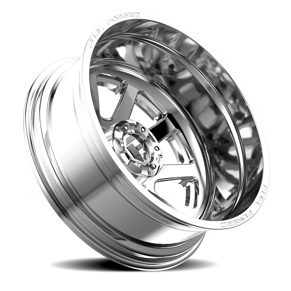 Dually Wheels 24X8.25 FF09D Dually DE09 PO 10 On 225 Polished 170.1 Bore -225 Offset Outer Dually Fuel Off Road Wheels