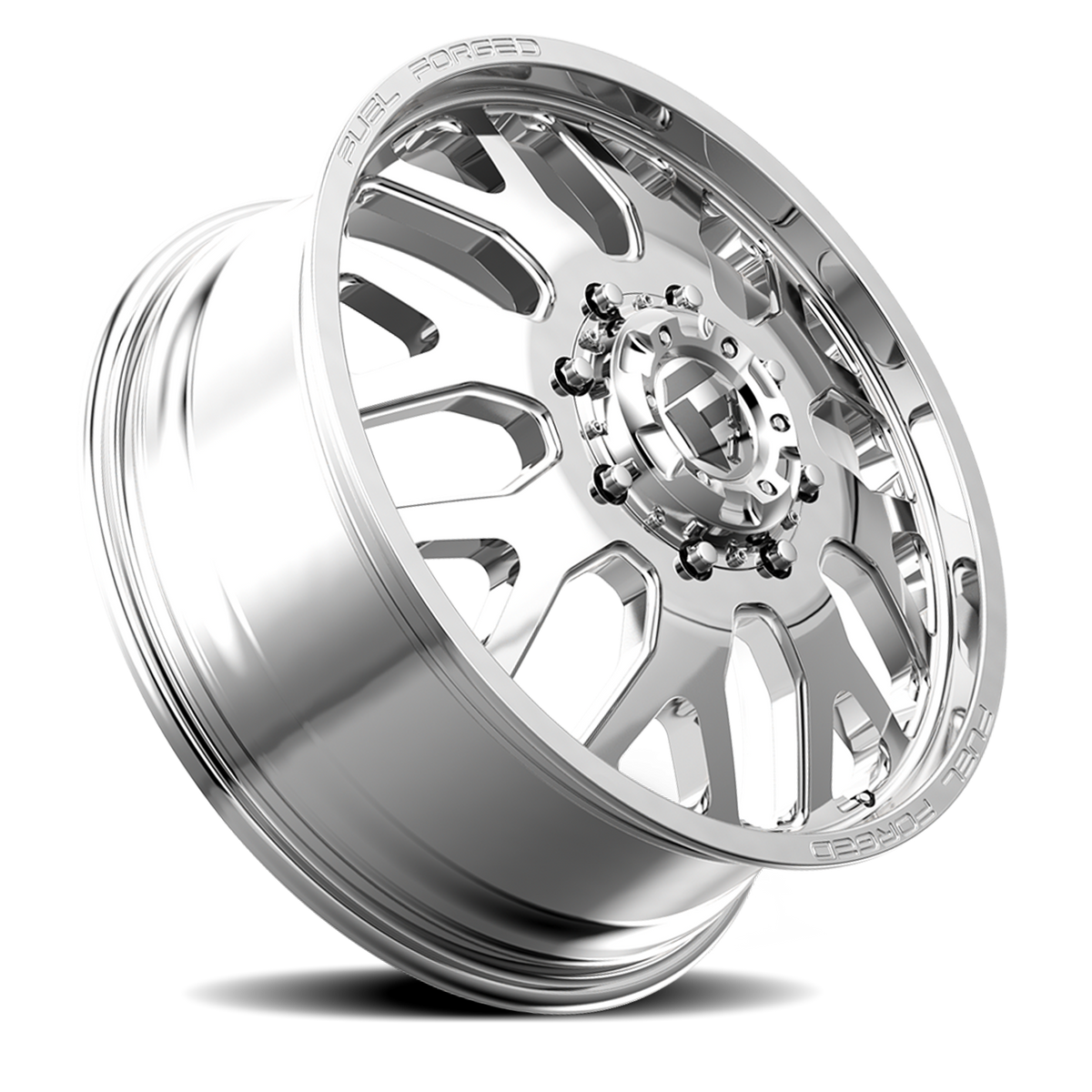 Dually Wheels 24X8.25 FF19D Dually DE19 PO 10 On 225 Polished 170.1 Bore 105 Offset Front Dually Fuel Off Road Wheels