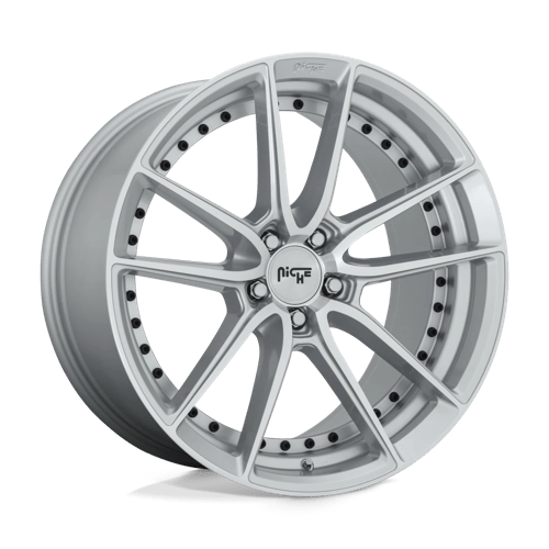 Niche M221 Dfs 18X8 5X114.3 +40MM Gloss Silver Machined