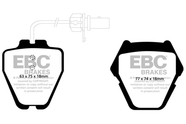 EBC S13 Brake Pad and Rotor Kit - S13KF1583