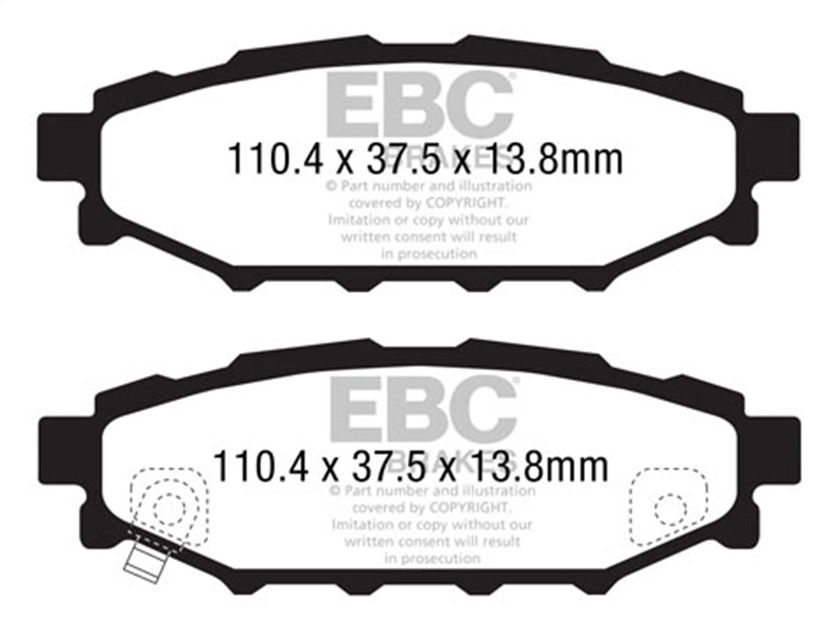 EBC S20 Brake Pad and Rotor Kit