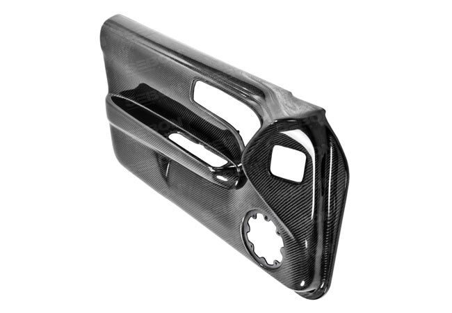 Seibon 95-98 Nissan 240SX OEM-Style Carbon Fiber Door Panels (Pair) - DP9598NS240-OE