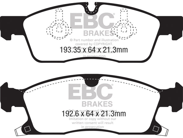 EBC S15 Brake Pad and Rotor Kit - S15KF1260