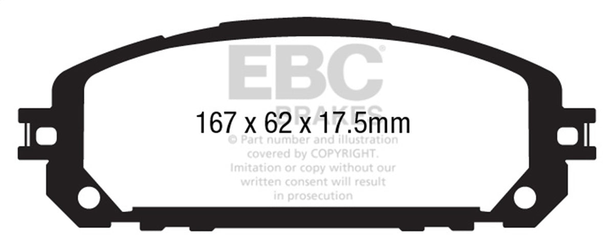 EBC S8 Brake Pad and Rotor Kit