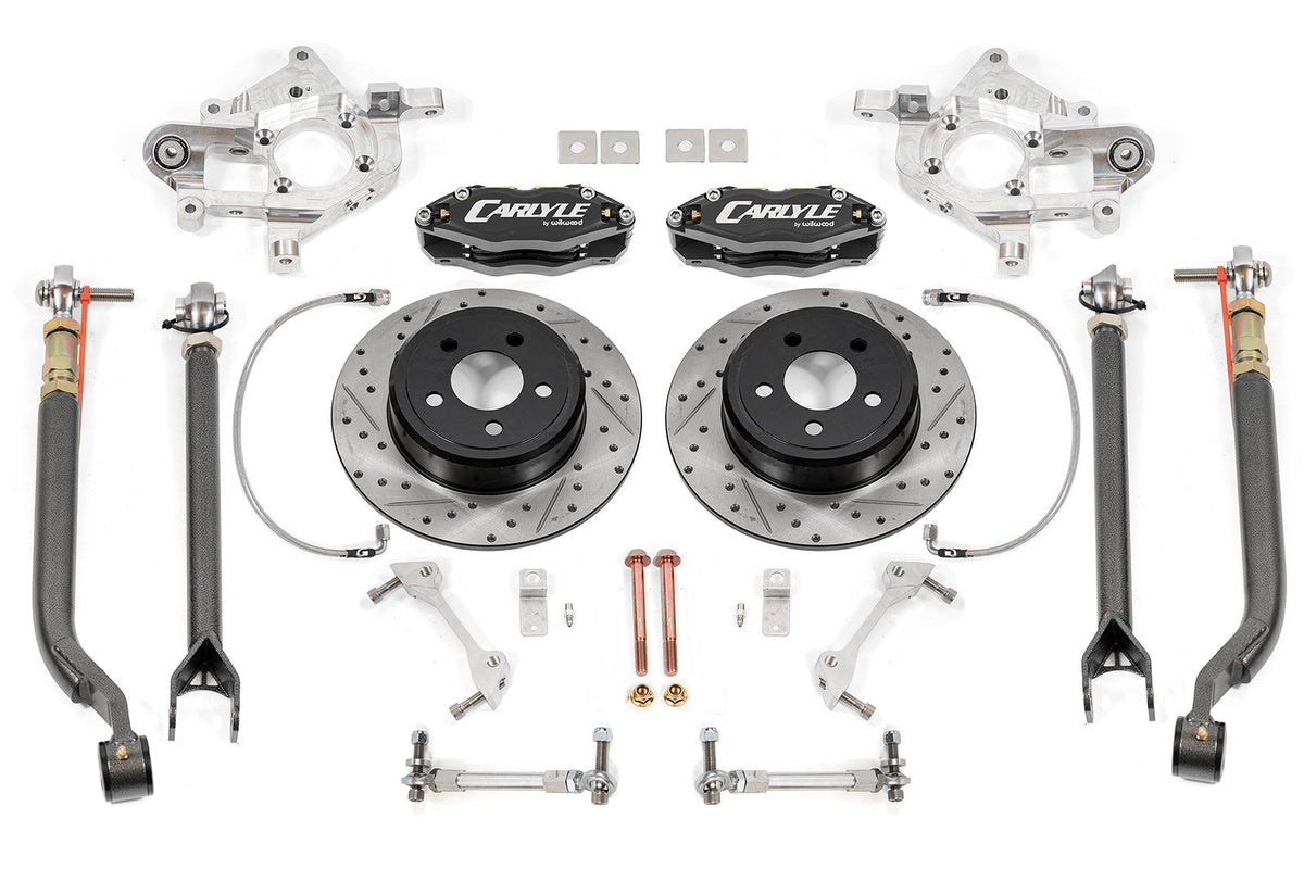 BMR 08-23 Dodge Challenger 15in Conversion Kit w/ Black Calipers - DRP110H for 2008-2023 Dodge Challenger