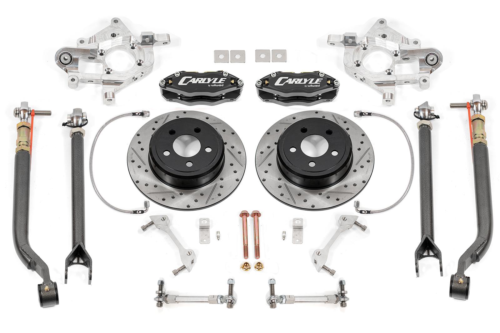 BMR 08-23 Dodge Challenger 15in Conversion Kit w/ Black Calipers - DRP110H for 2008-2023 Dodge Challenger
