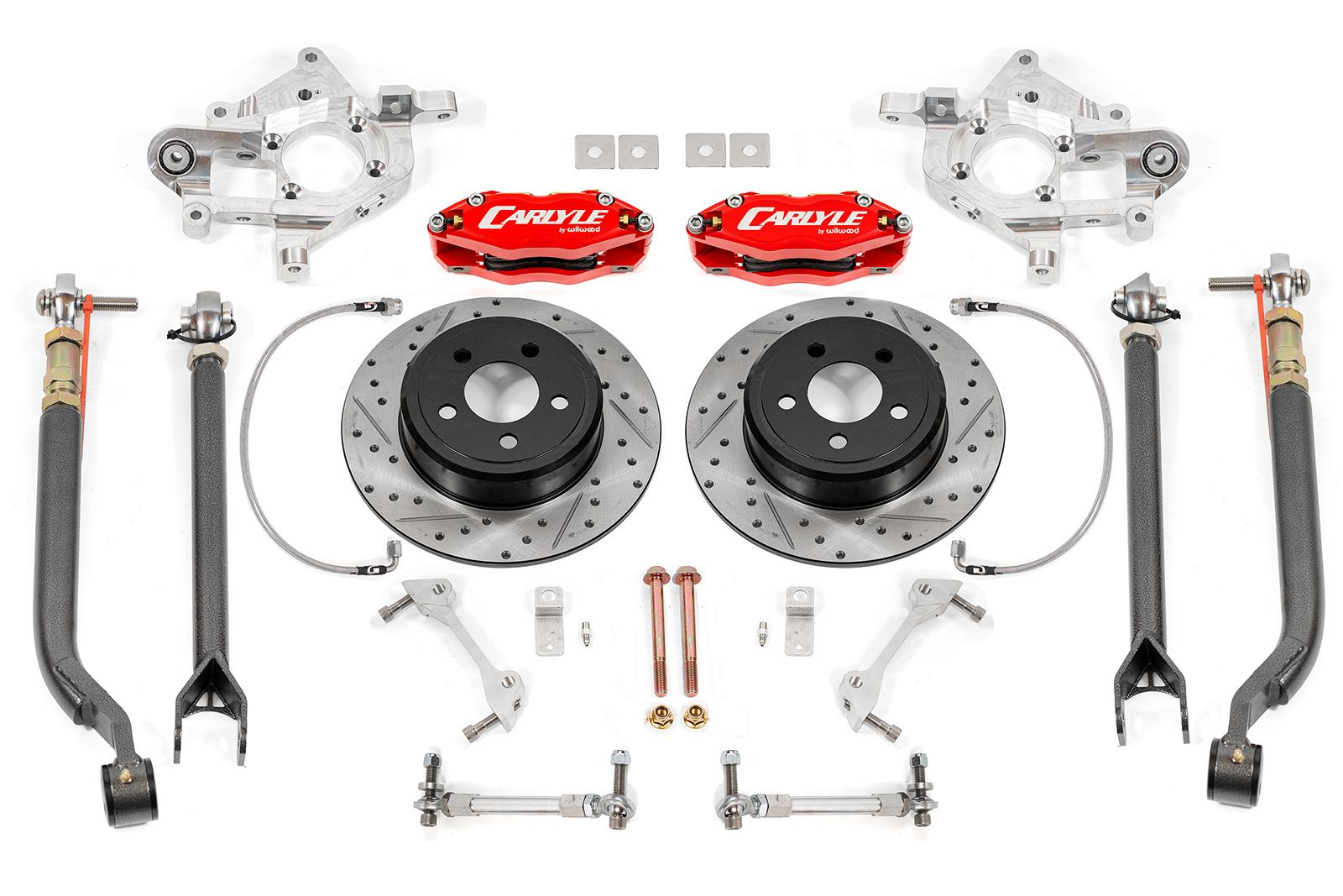 BMR 08-23 Dodge Challenger 15in Conversion Kit w/ Red Calipers - DRP113H for 2008-2023 Dodge Challenger
