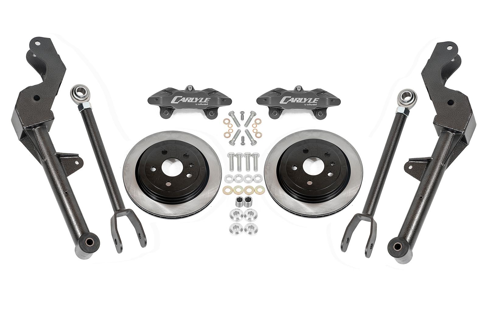 BMR 08-09 Pontiac G8 / 14-17 Chevrolet SS 15in Conversion Kit w/ Solid Rotors & Black Calipers - DRP300H for 2014-2017 Chevro