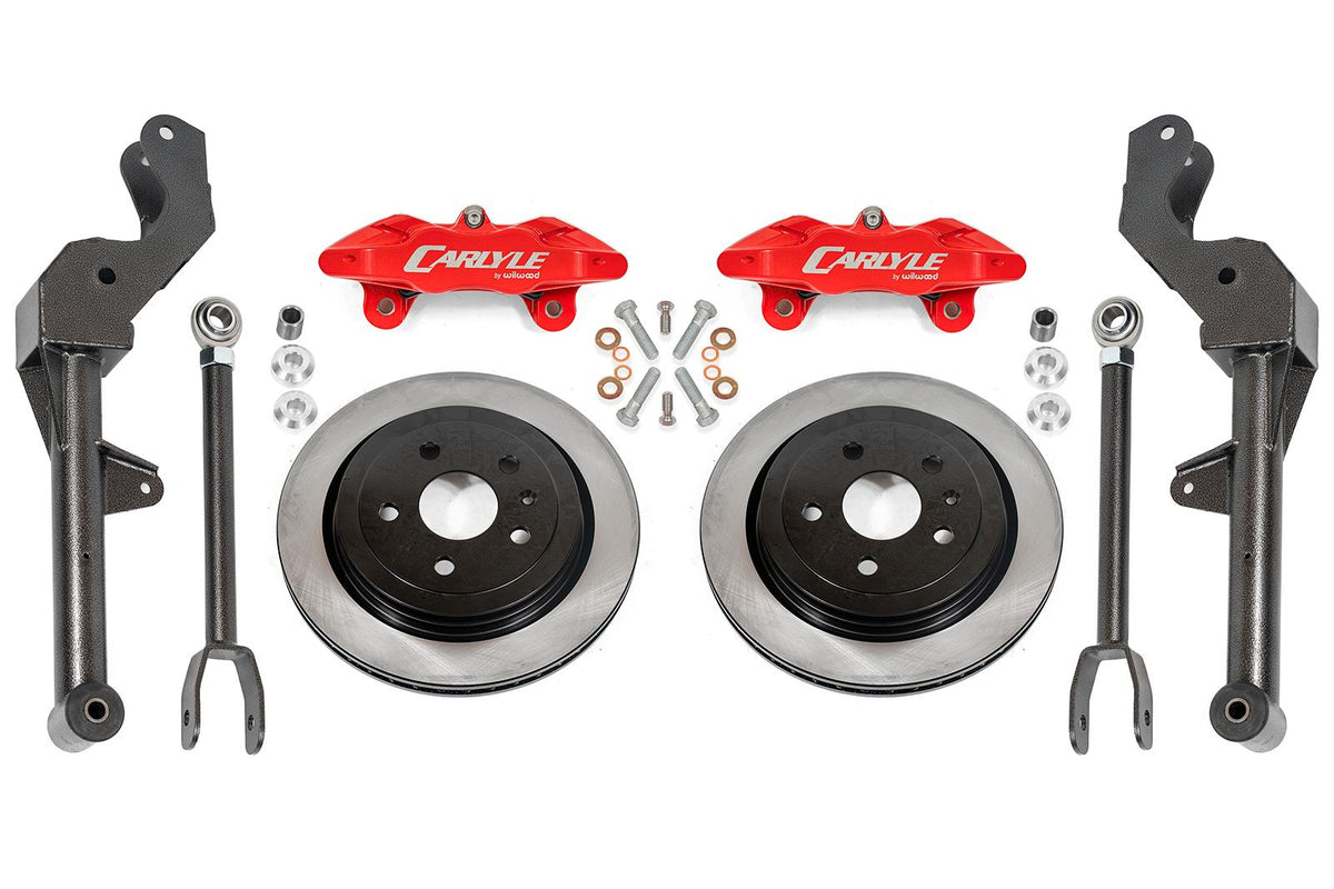 BMR 10-15 Chevrolet Camaro 15in Conversion Kit w/ Solid Rotors & Red Calipers - DRP351H for 2010-2015 Chevrolet Camaro