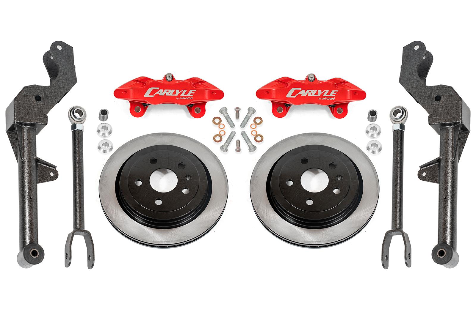 BMR 10-15 Chevrolet Camaro 15in Conversion Kit w/ Solid Rotors & Red Calipers - DRP351H for 2010-2015 Chevrolet Camaro
