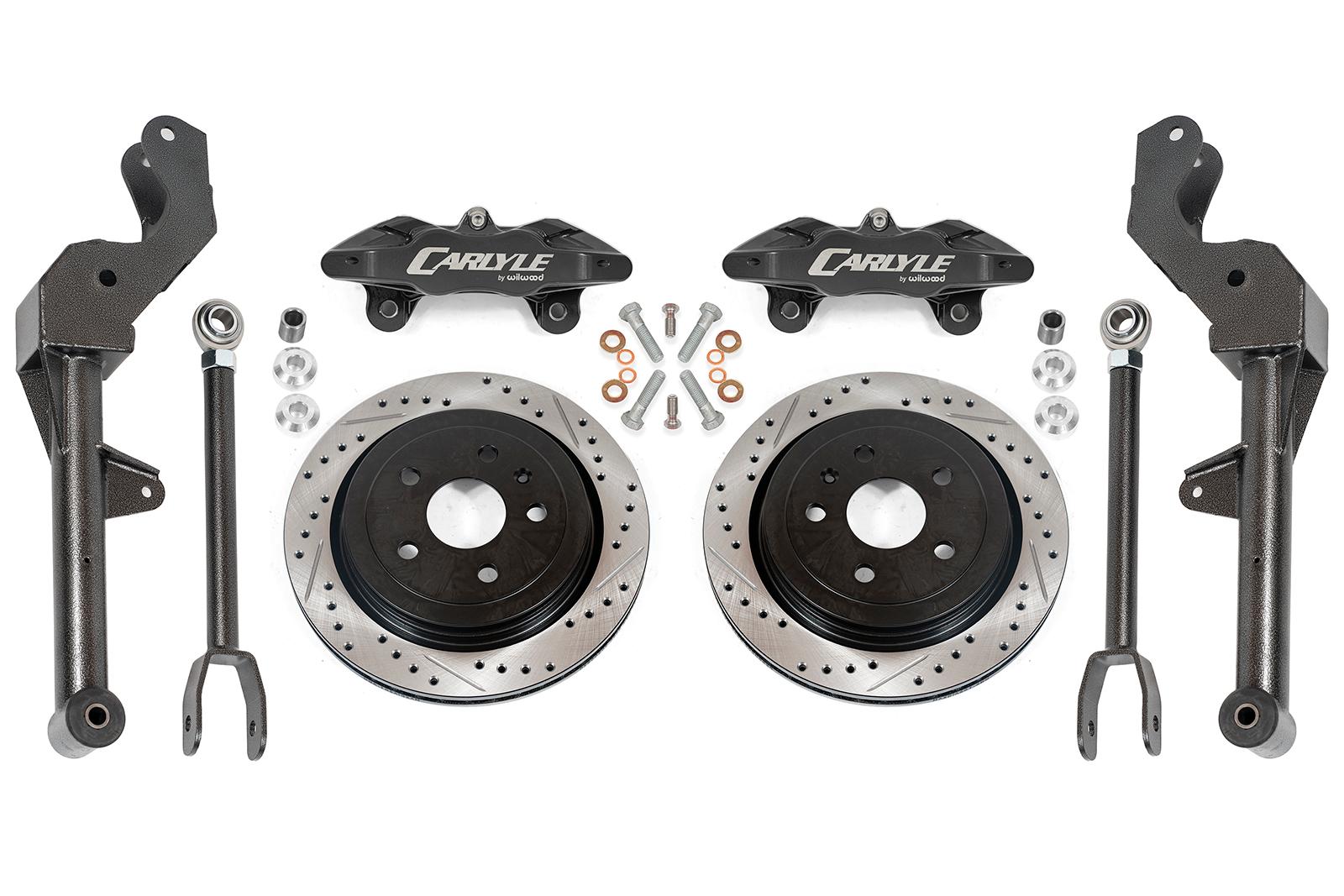 BMR 10-15 Chevrolet Camaro 15in Conversion Kit w/ Drilled & Slotted & Black Calipers - DRP352H for 2010-2015 Chevrolet Camaro