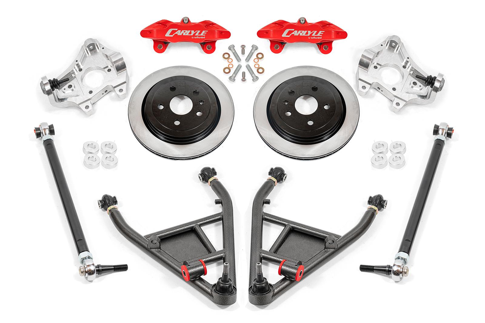 BMR 14-19 Chevrolet Corvette 15in Conversion Kit w/ Solid Rotors & Red Calipers - DRP571H for 2014-2019 Chevrolet Corvette
