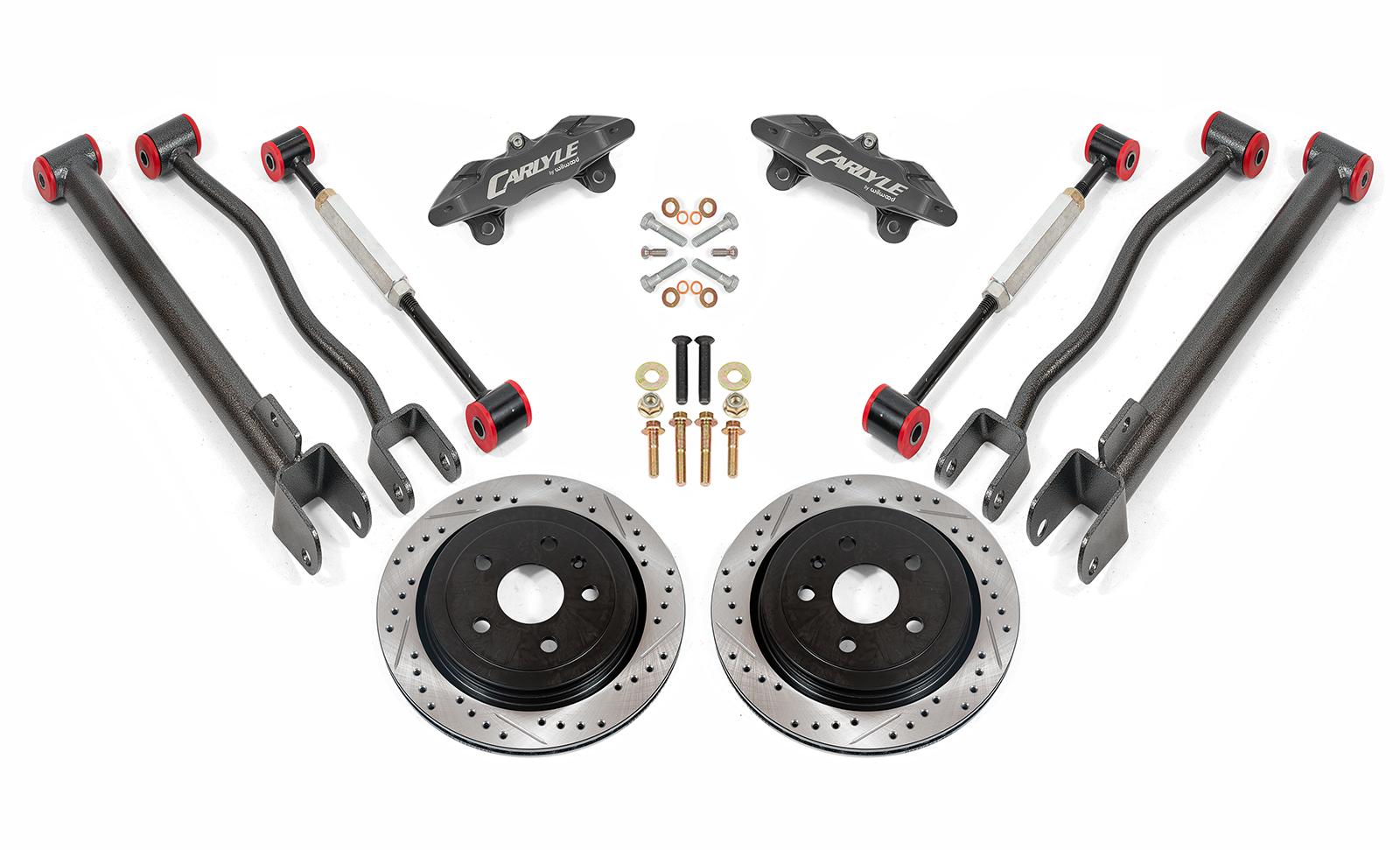 BMR 08-14 Cadillac CTS-V 15in Conversion Kit w/ Drilled & Slotted Rotors & Black Calipers - DRP622H for 2008-2014 Cadillac Ct