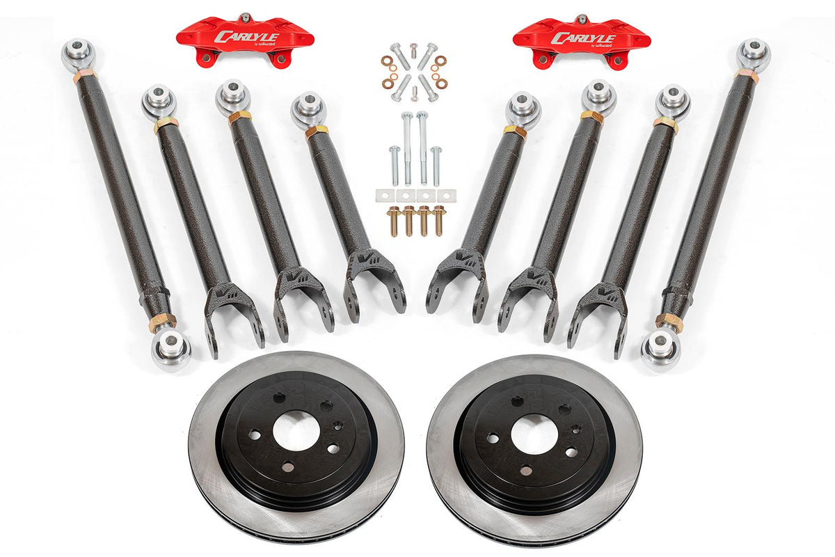 BMR 15-19 Cadillac CTS-V 15in Conversion Kit w/ Solid Rotors & Red Calipers - DRP631H for 2015-2019 Cadillac Cts V