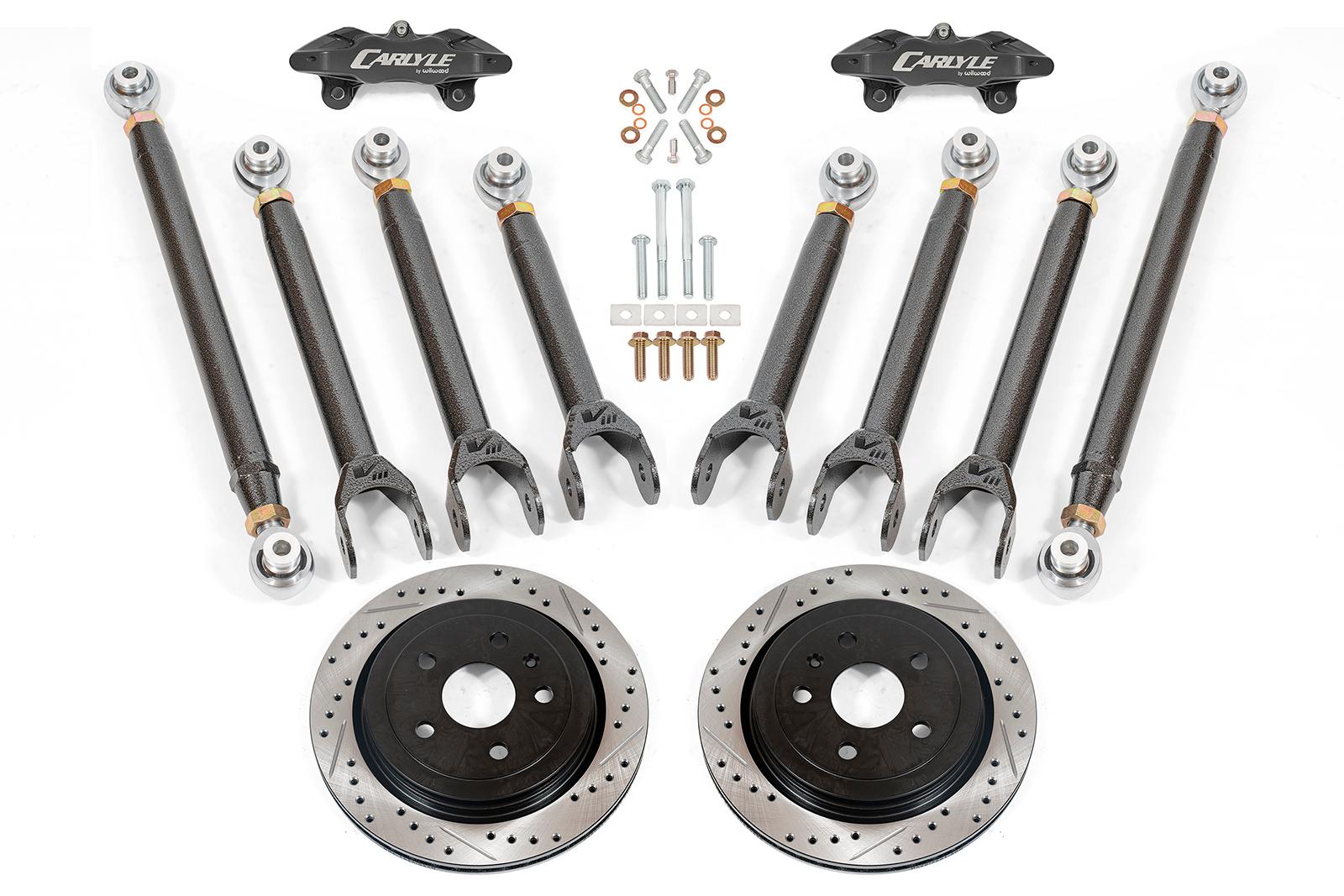 BMR 15-19 Cadillac CTS-V 15in Conversion Kit w/ Drilled & Slotted Rotors & Black Calipers - DRP632H for 2015-2019 Cadillac Ct