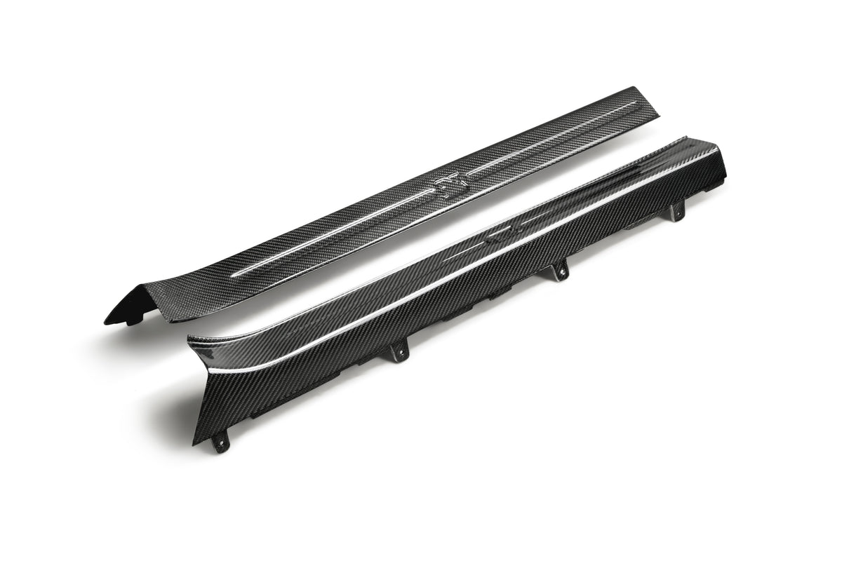 Seibon 09-10 Nissan GTR R35 OEM Style Carbon Fiber Door Sills (Pair) - DS0910NSGTR