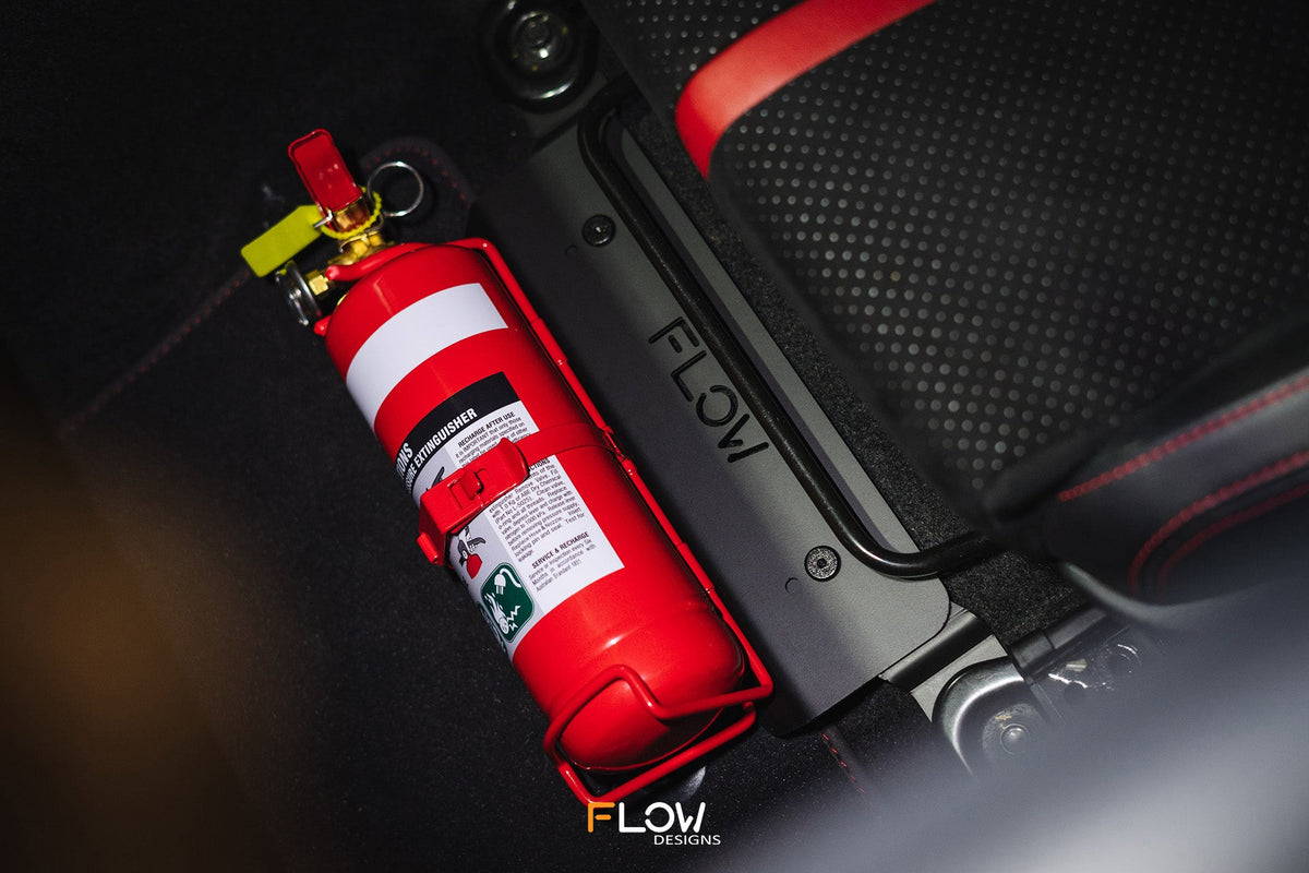 Flow Designs - ZD8 BRZ Adjustable Fire Extinguisher Bracket/Mount