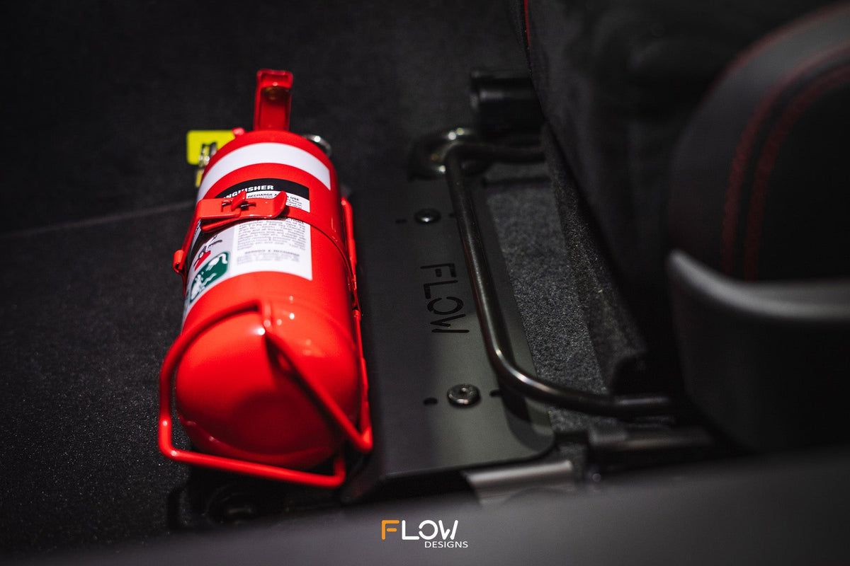 Flow Designs - ZD8 BRZ Adjustable Fire Extinguisher Bracket/Mount