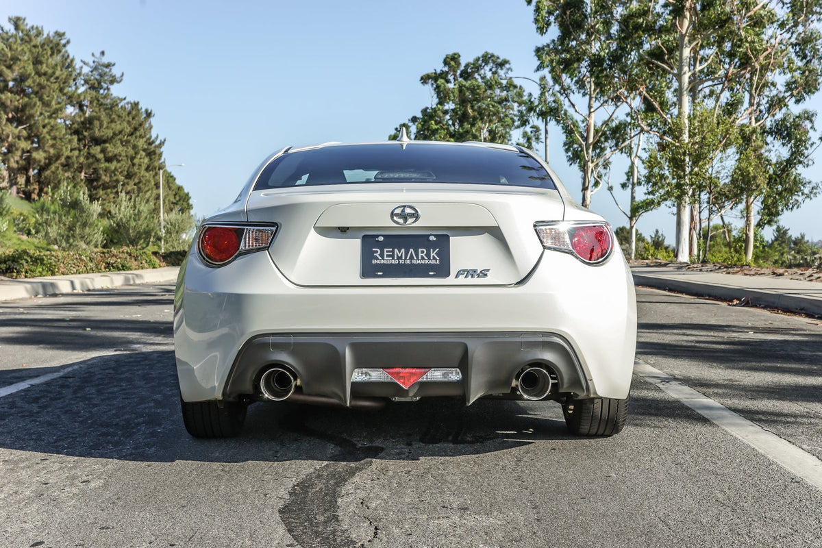 Remark 12-18 Subaru BRZ/Toyota 86 Axle Back Exhaust w/Stainless Steel Single Wall Tip - RO-TSZN-S